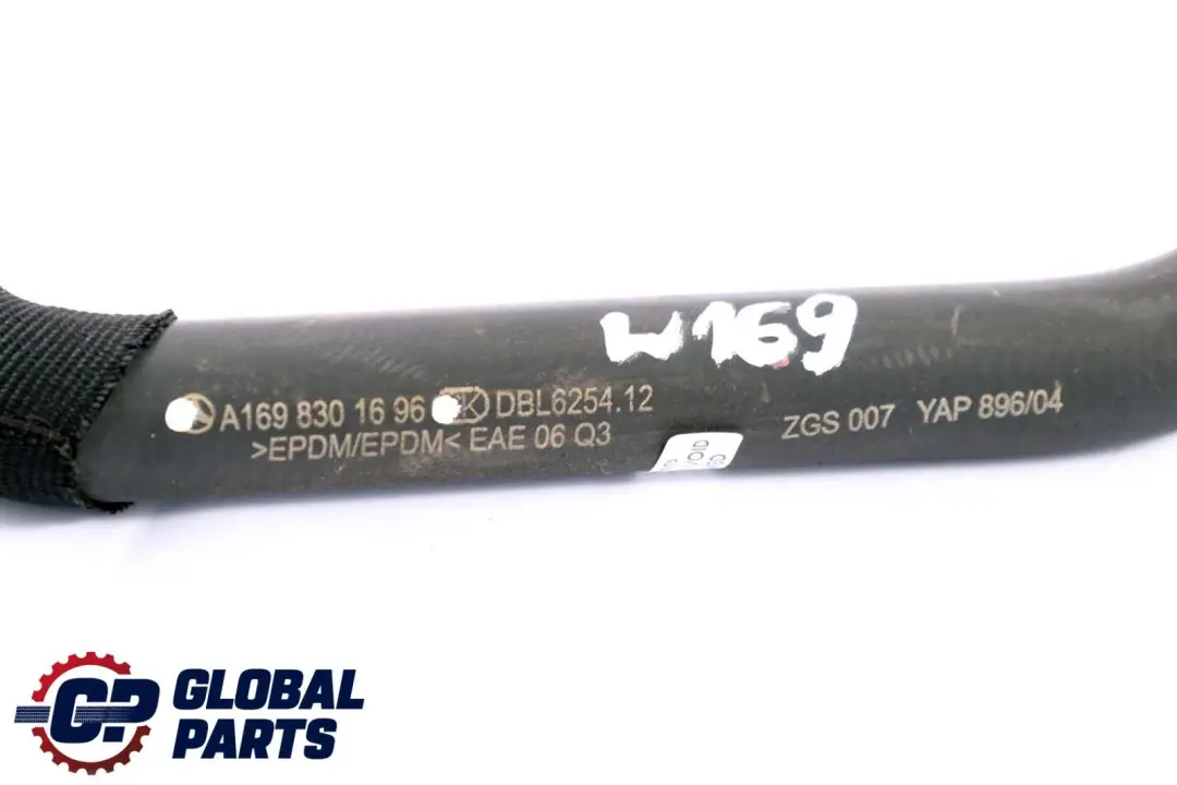 Water Coolant Hose Pipe to Mercedes W169 W245 with Part number A1698301696 Mercedes W169 W245 Water Coolant Hose Pipe - SKU A1698301696 - Part number A1698301696