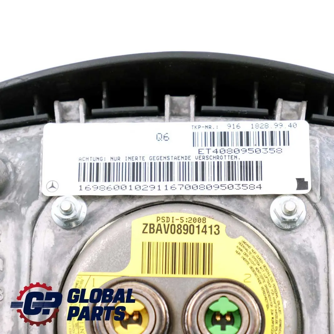 Poduszka Airbag Kierowcy do Mercedes W169 o numerze A1698600102 Mercedes W169 Poduszka Airbag Kierowcy - SKU A1698600102 - Numer Części A1698600102