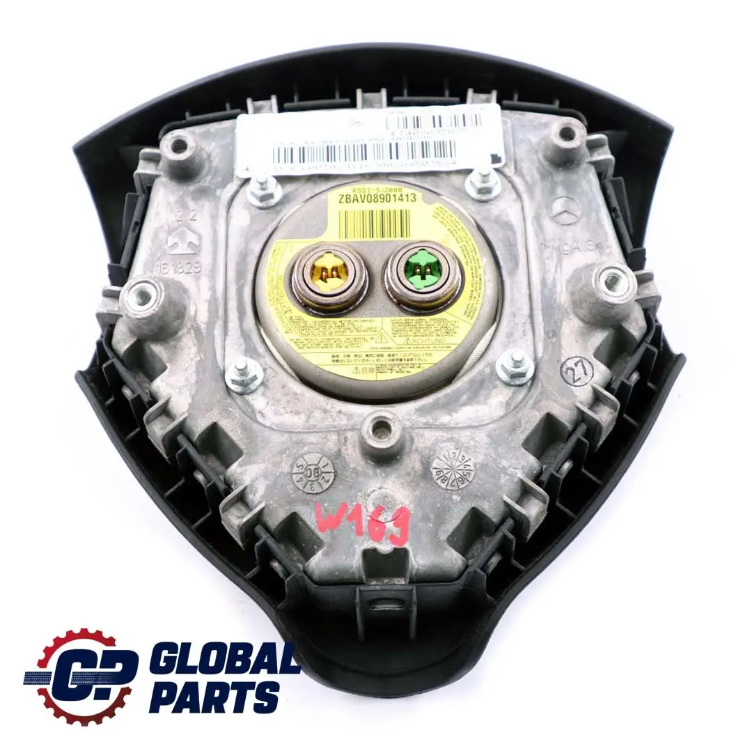  Mercedes-Benz A-Class W169 Steering Wheel Airbag Air Bag Black - SKU A1698600102 - Part number A1698600102