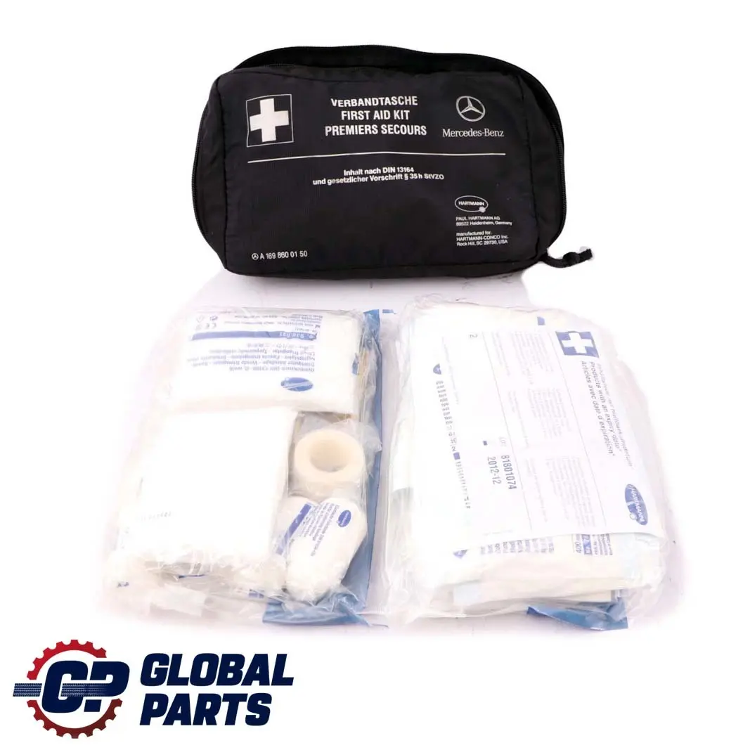 Mercedes A C E W169 W203 W212 Erste Hilfe Notfallkoffer Tasche Box - SKU A1698600150-1 - Teilenummer A1698600150