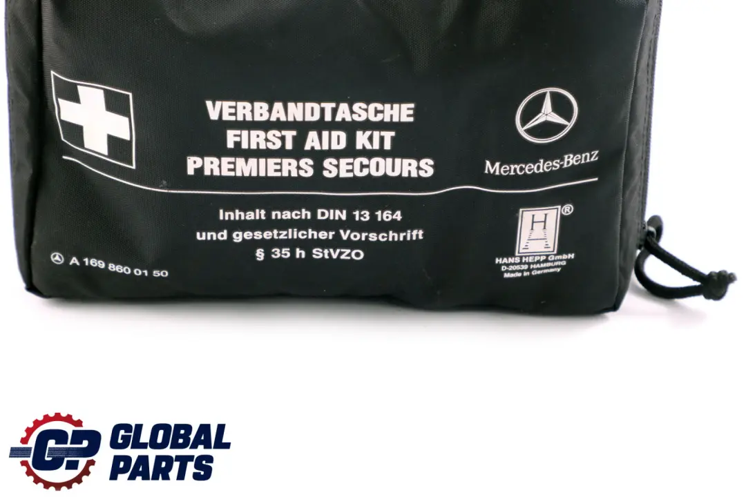 Mercedes First Aid Emergency Medical Kit Pouch - SKU A1698600150 - Part number A1698600150
