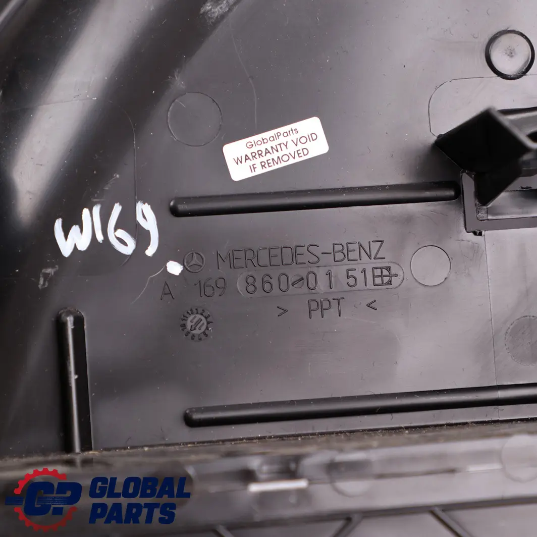 Baule Scatola Multifunzionale Tool Kit Storage per Mercedes W169 con numero di parte A1698600151 Mercedes W169 Baule Scatola Multifunzionale Tool Kit Storage - SKU A1698600151 - Numero di parte A1698600151