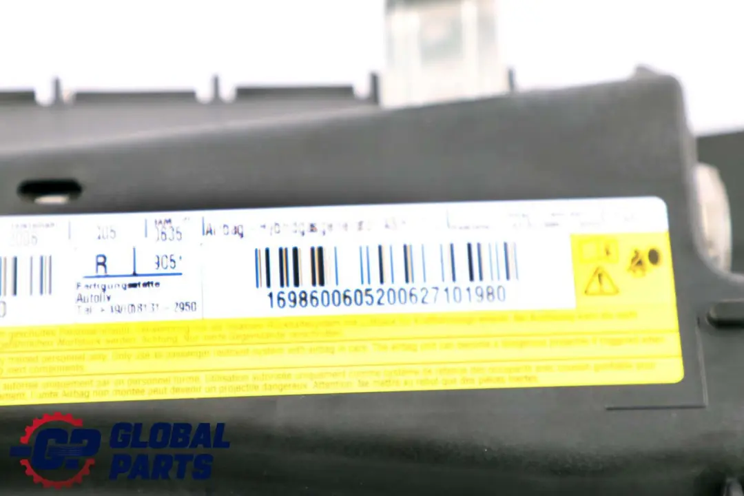 Bag Mercedes W169 W245 Siège Avant Droit Conducteur pour Air à propos du numéro de pièce A1698600605 Air Bag Mercedes W169 W245 Siège Avant Droit Conducteur - SKU A1698600605 - Numéro de pièce A1698600605