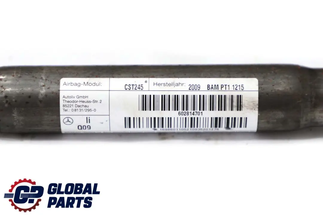 Módulo De Aire De Cortina Lateral Izquierda para Mercedes W245 con número de pieza A1698601105 Mercedes W245 Módulo De Aire De Cortina Lateral Izquierda - SKU A1698601105 - Número de pieza A1698601105