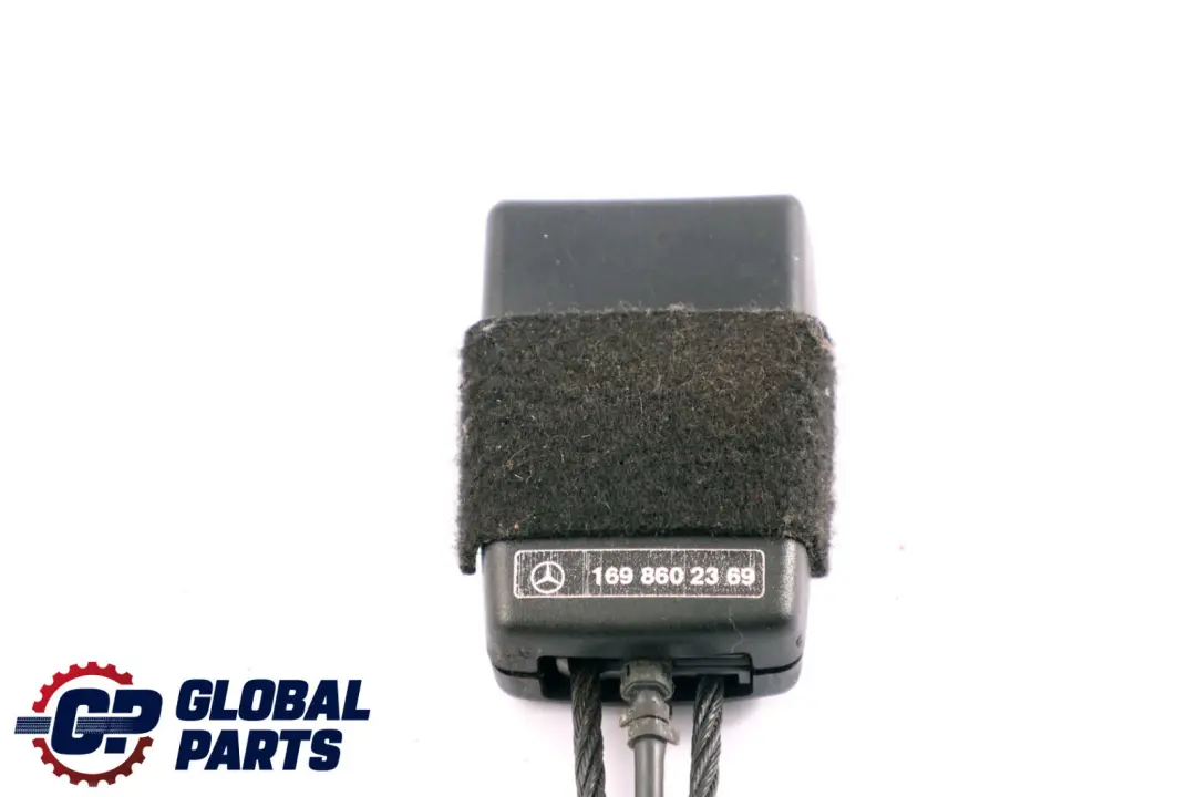 Front Left Right Seat Safety Belt Buckle to Mercedes W169 with Part number A1698602369 Mercedes W169 Front Left Right Seat Safety Belt Buckle - SKU A1698602369 - Part number A1698602369