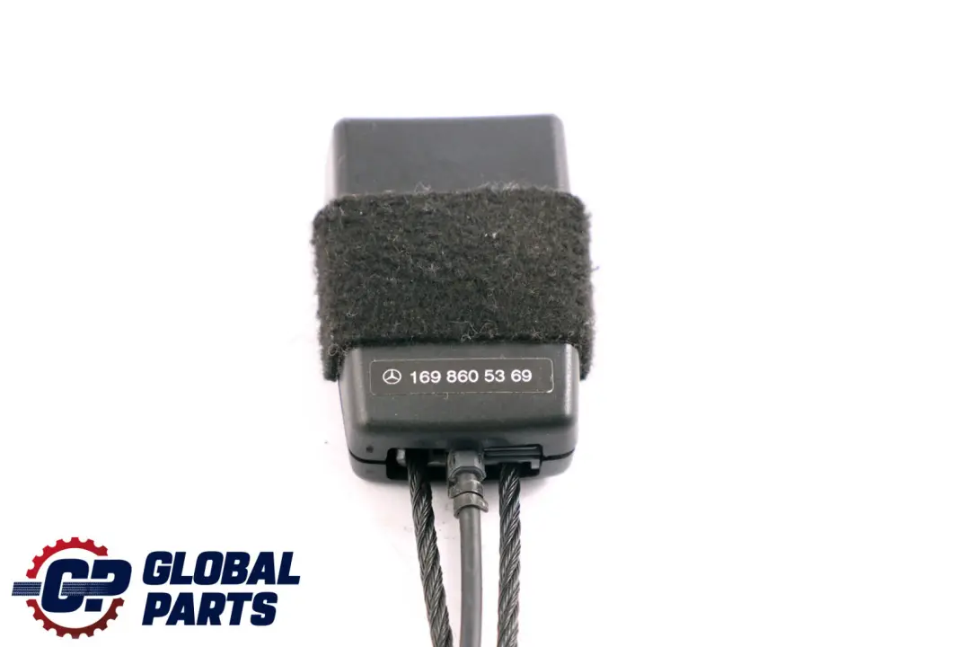 Hebilla cinturón seguridad asiento delantero izquierdo derecho para Mercedes W169 con número de pieza A1698602369 Mercedes W169 Hebilla cinturón seguridad asiento delantero izquierdo derecho - SKU A1698602369 - Número de pieza A1698602369