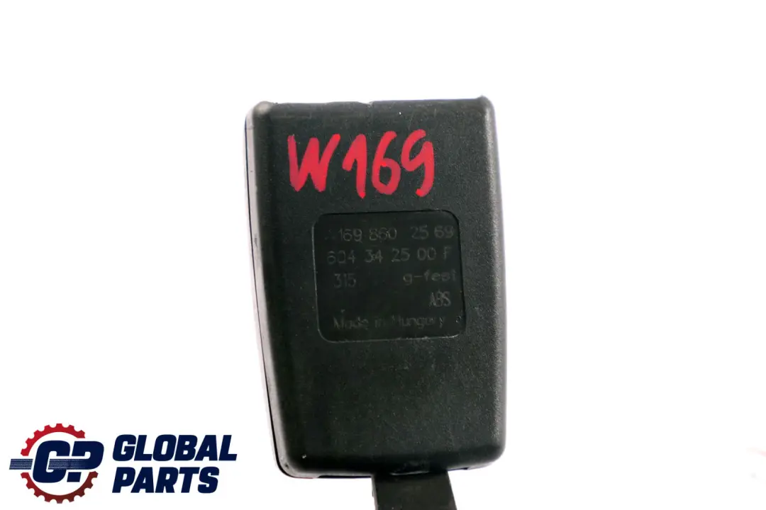 Hinten links Sicherheitsgurt Schloss für Mercedes W169 W245 mit Teilenummer A1698602569 Mercedes W169 W245 Hinten links Sicherheitsgurt Schloss - SKU A1698602569 - Teilenummer A1698602569