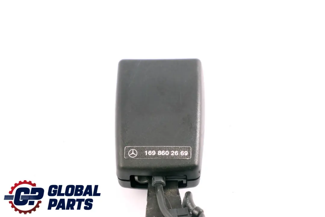 Mercedes W169 W245 Rear Centre Seat Belt Latch Buckle - SKU A1698602669 - Numéro de pièce A1698602669
