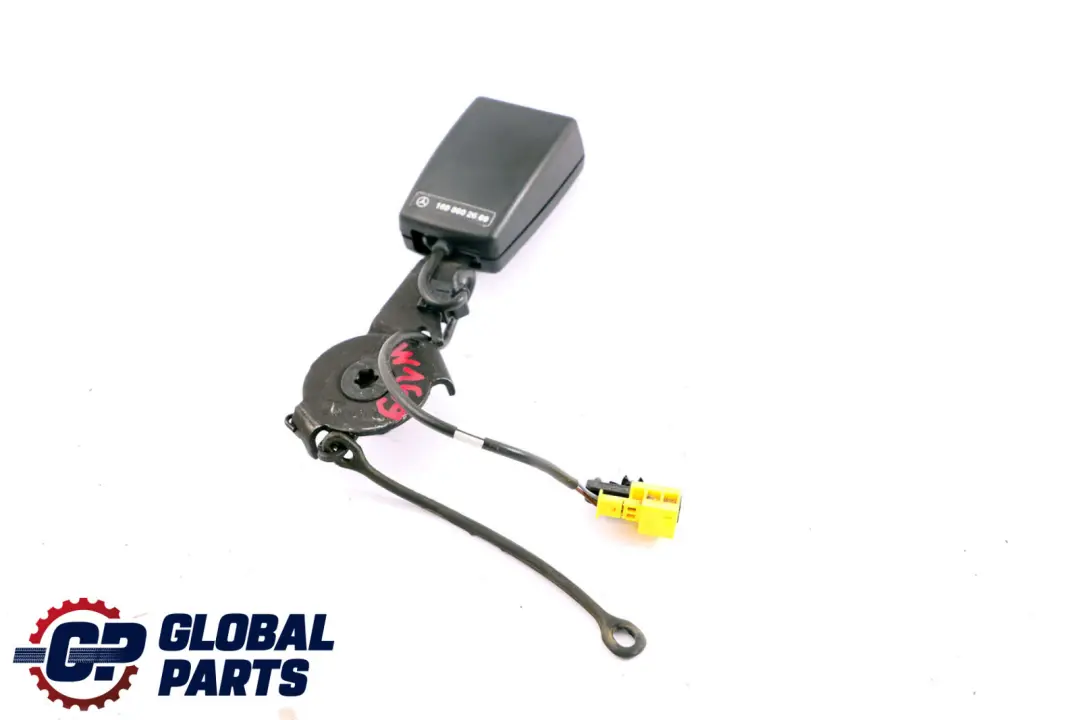 Fibbia chiusura cintura sicurezza posteriore centrale per Mercedes W169 W245 con numero di parte A1698602669 Mercedes W169 W245 Fibbia chiusura cintura sicurezza posteriore centrale - SKU A1698602669 - Numero di parte A1698602669