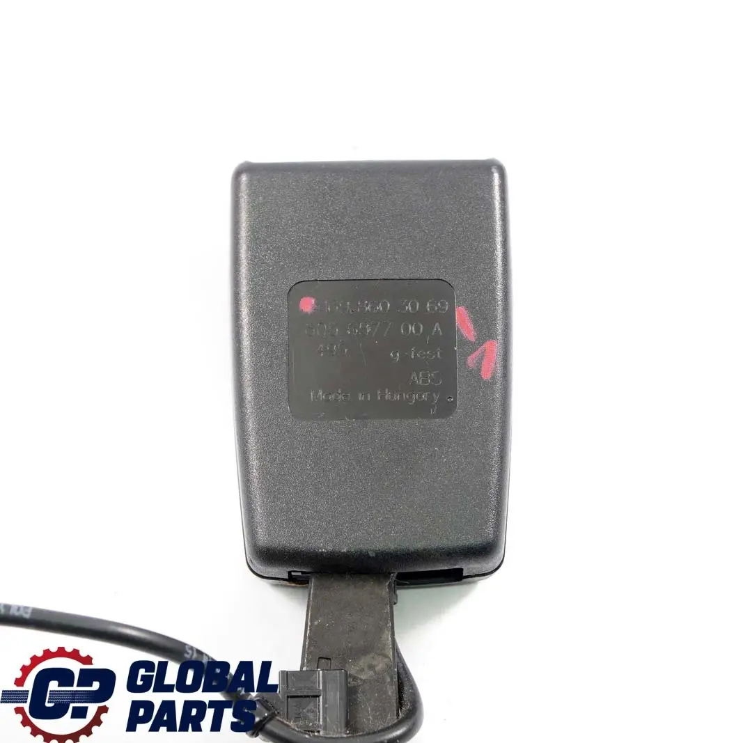 Fibbia chiusura cintura di sicurezza posteriore destra per Mercedes A B W169 W245 con numero di parte A1698603069 Mercedes A B W169 W245 Fibbia chiusura cintura di sicurezza posteriore destra - SKU A1698603069-1 - Numero di parte A1698603069