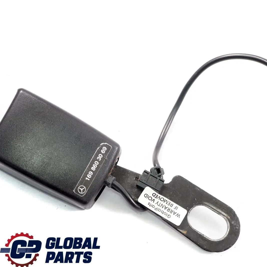 Seat Belt Buckle Mercedes W169 W245 Rear Right O/S Belt Latch - SKU A1698603069-1 - Part number A1698603069