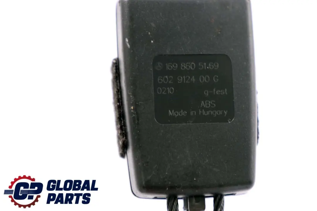 Mercedes W169 Front Left Right N/O/S Seat Safety Belt Buckle - SKU A1698605169 - Part number A1698605169