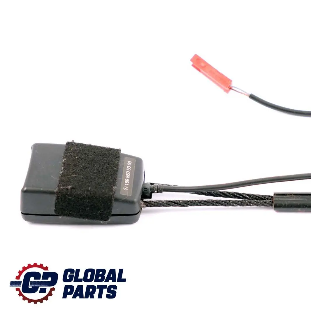 Mercedes W169 Hebilla Cinturón Seguridad Asiento Delantero Derecho - SKU A1698605369 - Número de pieza A1698605369