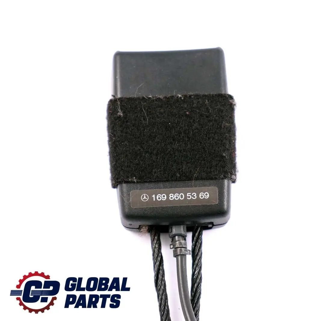 Mercedes W169 Hebilla Cinturón Seguridad Asiento Delantero Derecho - SKU A1698605369 - Número de pieza A1698605369