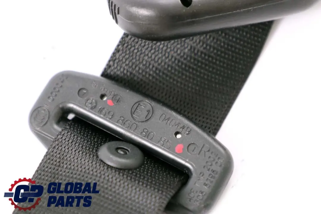 Mercedes W245 Seat Belt Rear Right O/S Safety Belt Black - SKU A1698608085 - Part number A1698608085