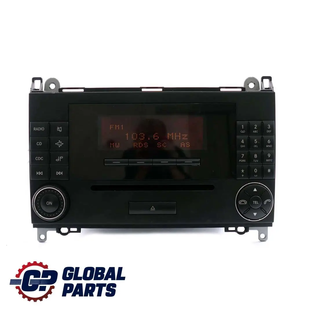Mercedes W169 W245 CD-Spieler Radio Stereo-Hauptgerät A1698700689