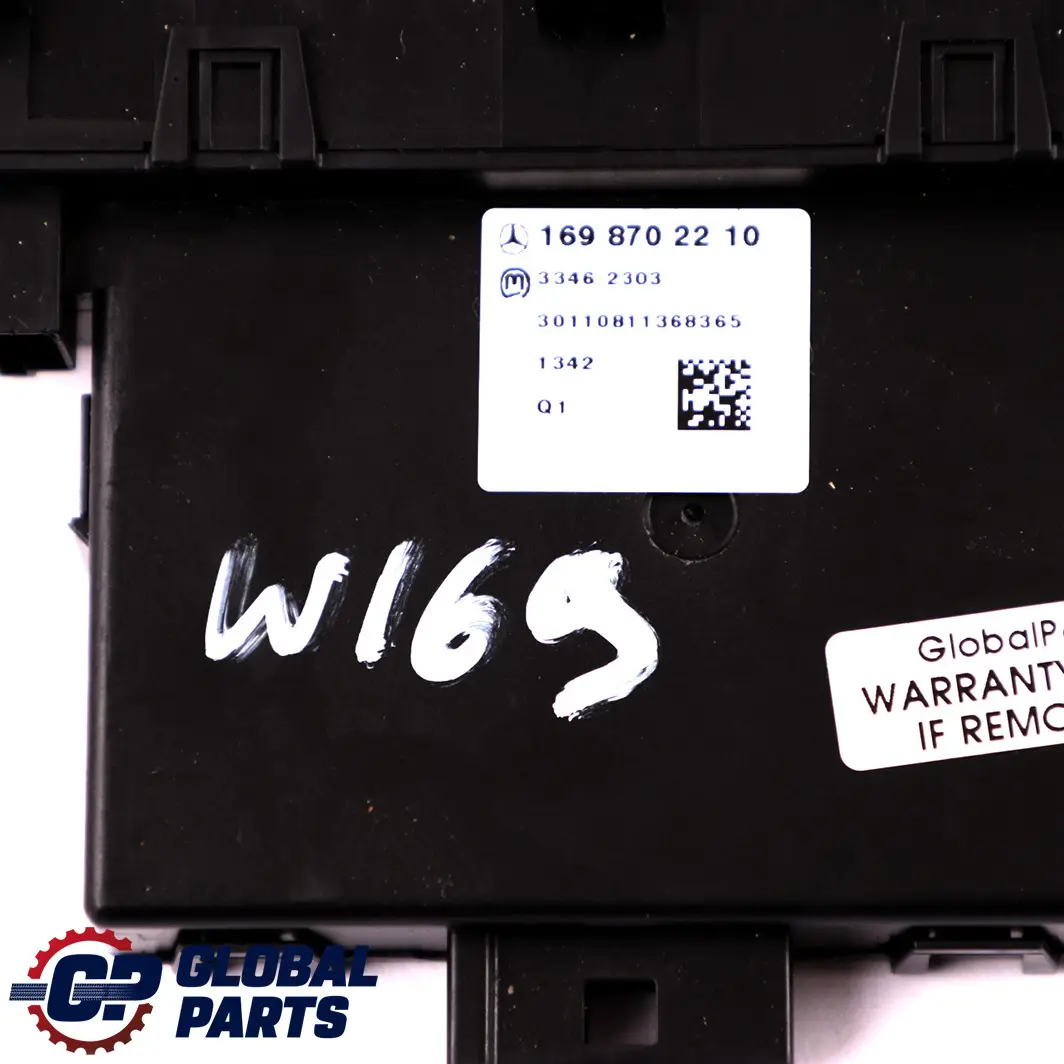  Mercedes-Benz A B W169 W245 Tow Protection Switch Button Control Unit Module - SKU A1698702210 - Part number A1698702210