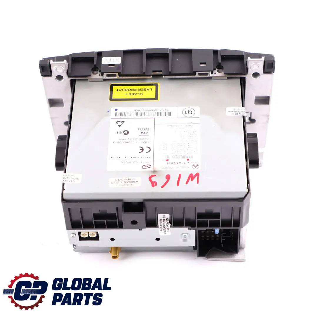Mercedes W169 W245 Lecteur CD Radio Stéréo Unité - SKU A1698705894 - Numéro de pièce A1698705894