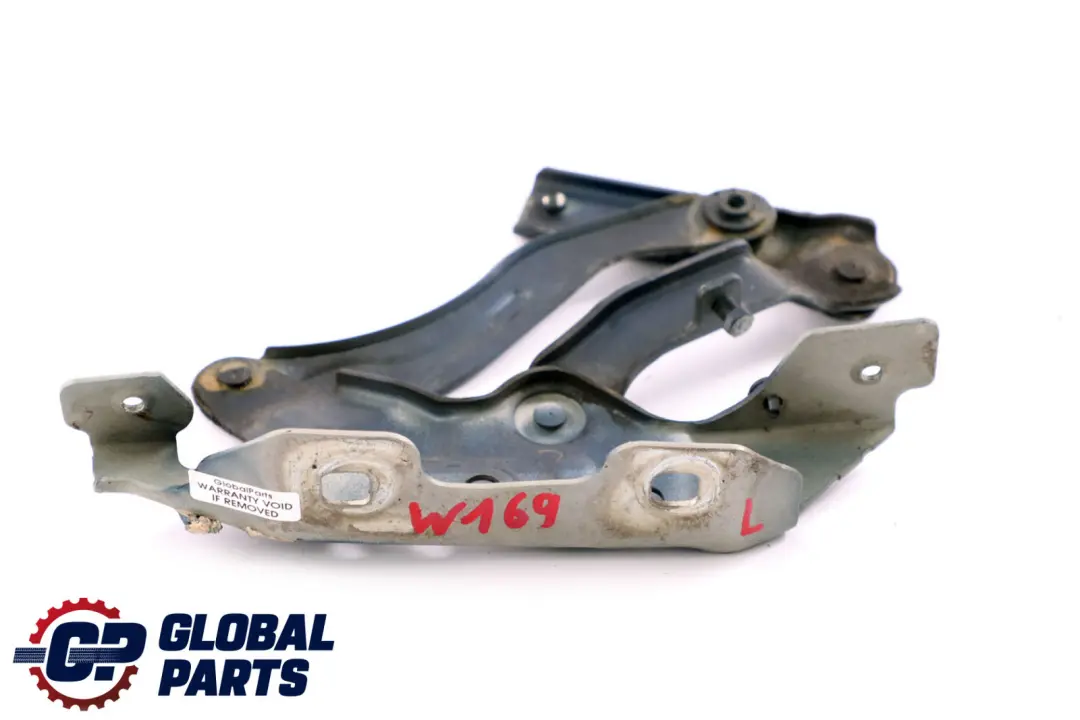 Mercedes A-Class W169 Hinge Left N/S Bonnet Front Atoll Blue 375U - SKU A1698800128-AB - Part number A1698800128