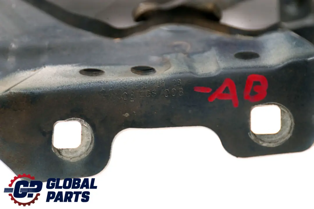 Hinge Left N/S Bonnet Front Atoll Blue 375U to Mercedes A-Class W169 with Part number A1698800128 Mercedes A-Class W169 Hinge Left N/S Bonnet Front Atoll Blue 375U - SKU A1698800128-AB - Part number A1698800128