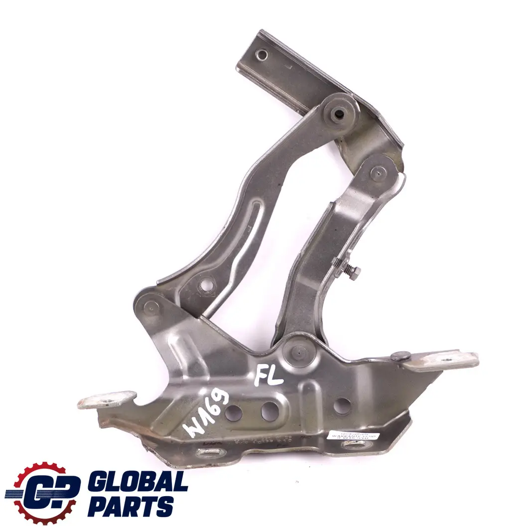 Hinge Left N/S Bonnet Front Mountain Gray 787 to Mercedes W169 with Part number A1698800128 Mercedes W169 Hinge Left N/S Bonnet Front Mountain Gray 787 - SKU A1698800128-MG - Part number A1698800128