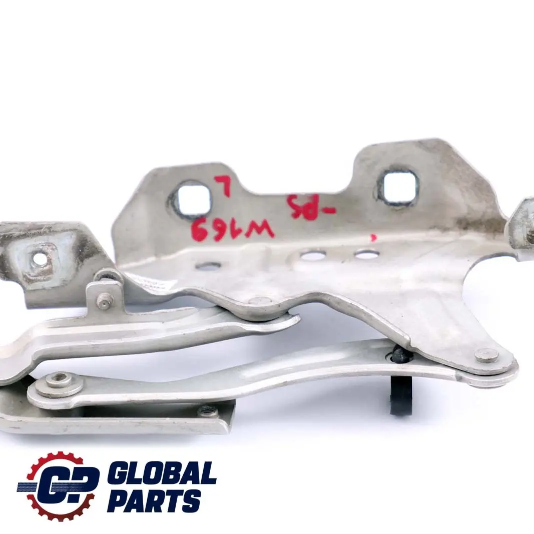 Bisagra Izquierda Capo Delantero Plata Polar 761 para Mercedes W169 con número de pieza A1698800128 Mercedes W169 Bisagra Izquierda Capo Delantero Plata Polar 761 - SKU A1698800128-PS - Número de pieza A1698800128