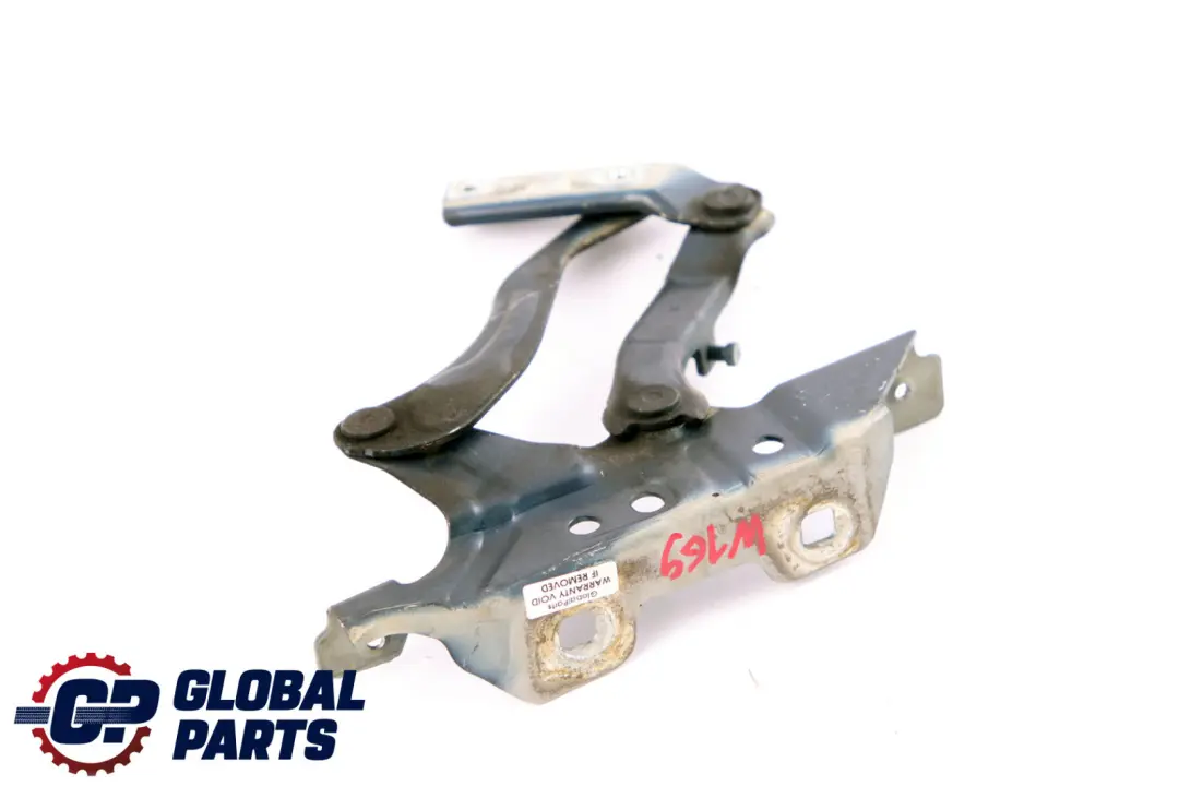 Hinge Right O/S Bonnet Front Atoll Blue 375U to Mercedes A-Class W169 with Part number A1698800228 Mercedes A-Class W169 Hinge Right O/S Bonnet Front Atoll Blue 375U - SKU A1698800228-AB - Part number A1698800228