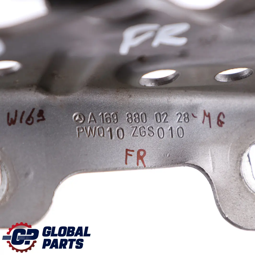 Hinge Right O/S Bonnet Front Mountain Gray 787 to Mercedes W169 with Part number A1698800228 Mercedes W169 Hinge Right O/S Bonnet Front Mountain Gray 787 - SKU A1698800228-MG - Part number A1698800228