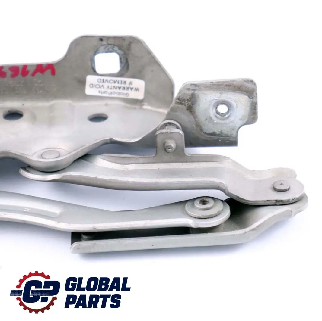 Hinge Right O/S Bonnet Front Polar Silver 761 to Mercedes A-Class W169 with Part number A1698800228 Mercedes A-Class W169 Hinge Right O/S Bonnet Front Polar Silver 761 - SKU A1698800228-PS - Part number A1698800228