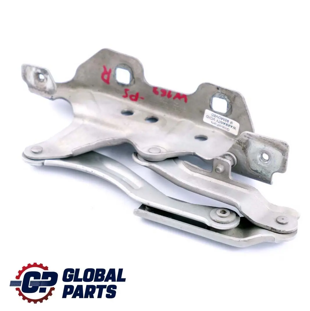 Hinge Right O/S Bonnet Front Polar Silver 761 to Mercedes A-Class W169 with Part number A1698800228 Mercedes A-Class W169 Hinge Right O/S Bonnet Front Polar Silver 761 - SKU A1698800228-PS - Part number A1698800228