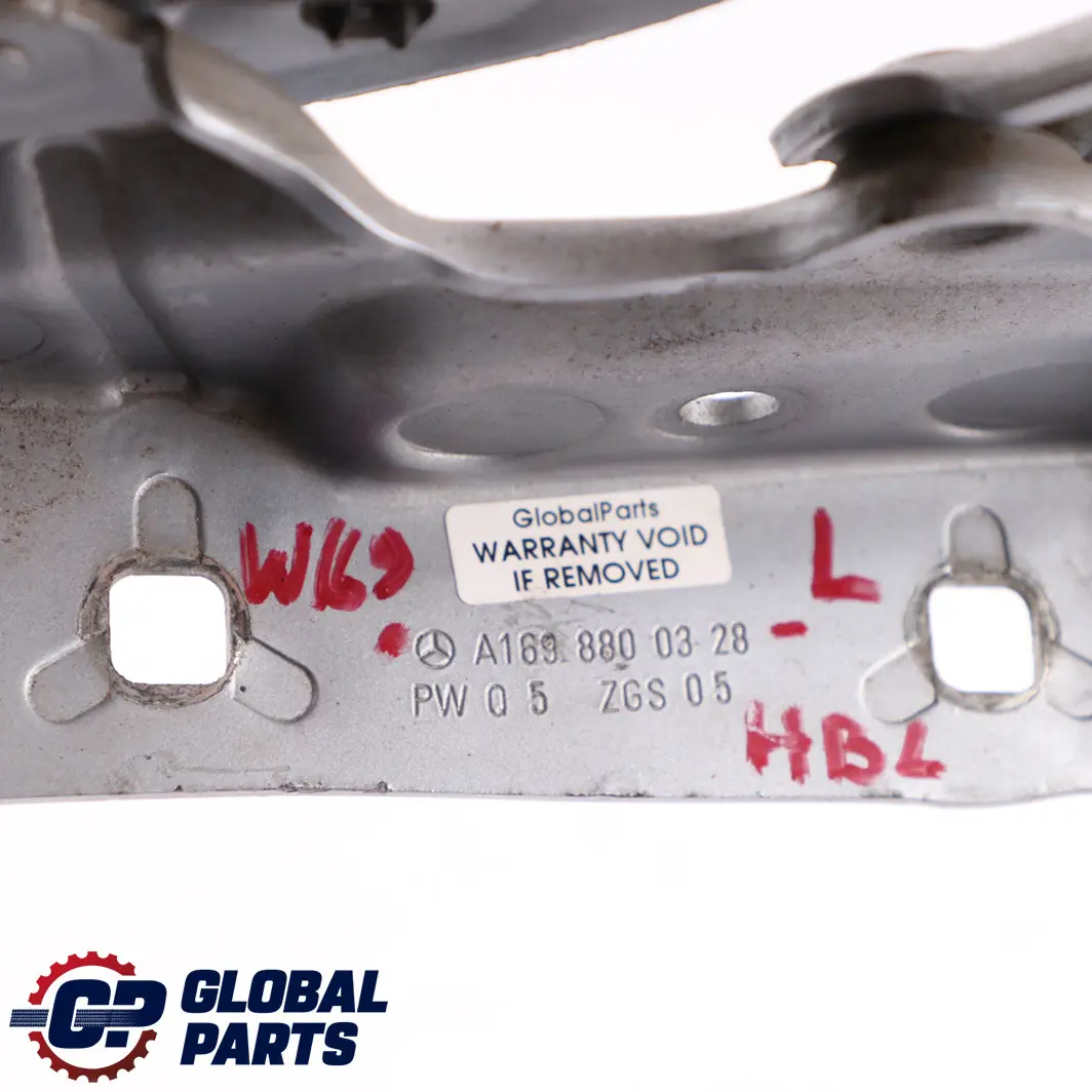 Mercedes W245 Charnière De Capot Avant Gauche Bleu Horizon - SKU A1698800328-HBL - Numéro de pièce A1698800328