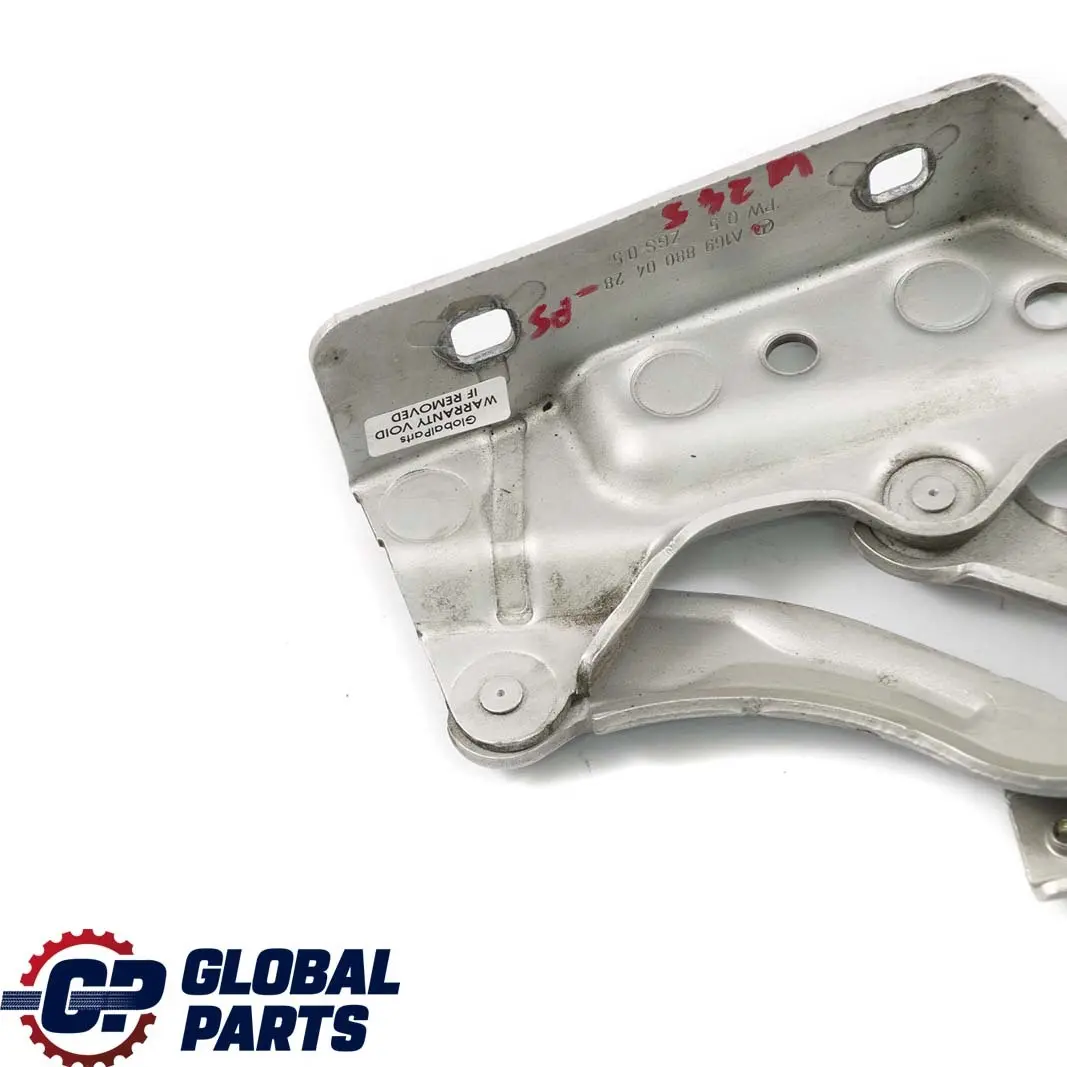 Mercedes W245 Capó Bisagra Derecha Plata Polar 761 - SKU A1698800428-PS - Número de pieza A1698800428