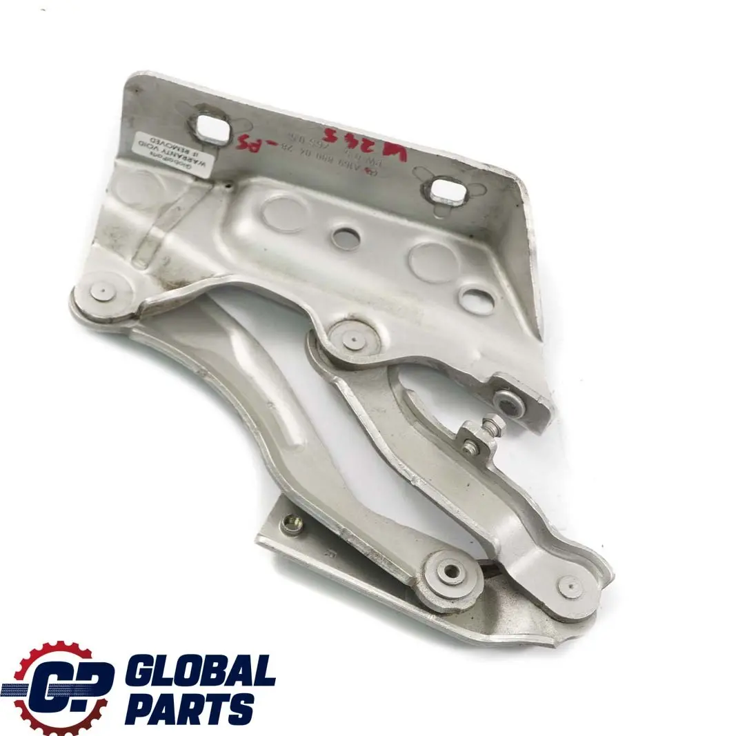 Hood Bonnet Right O/S Hinge Polar Silver - 761 to Mercedes W245 with Part number A1698800428 Mercedes W245 Hood Bonnet Right O/S Hinge Polar Silver - 761 - SKU A1698800428-PS - Part number A1698800428
