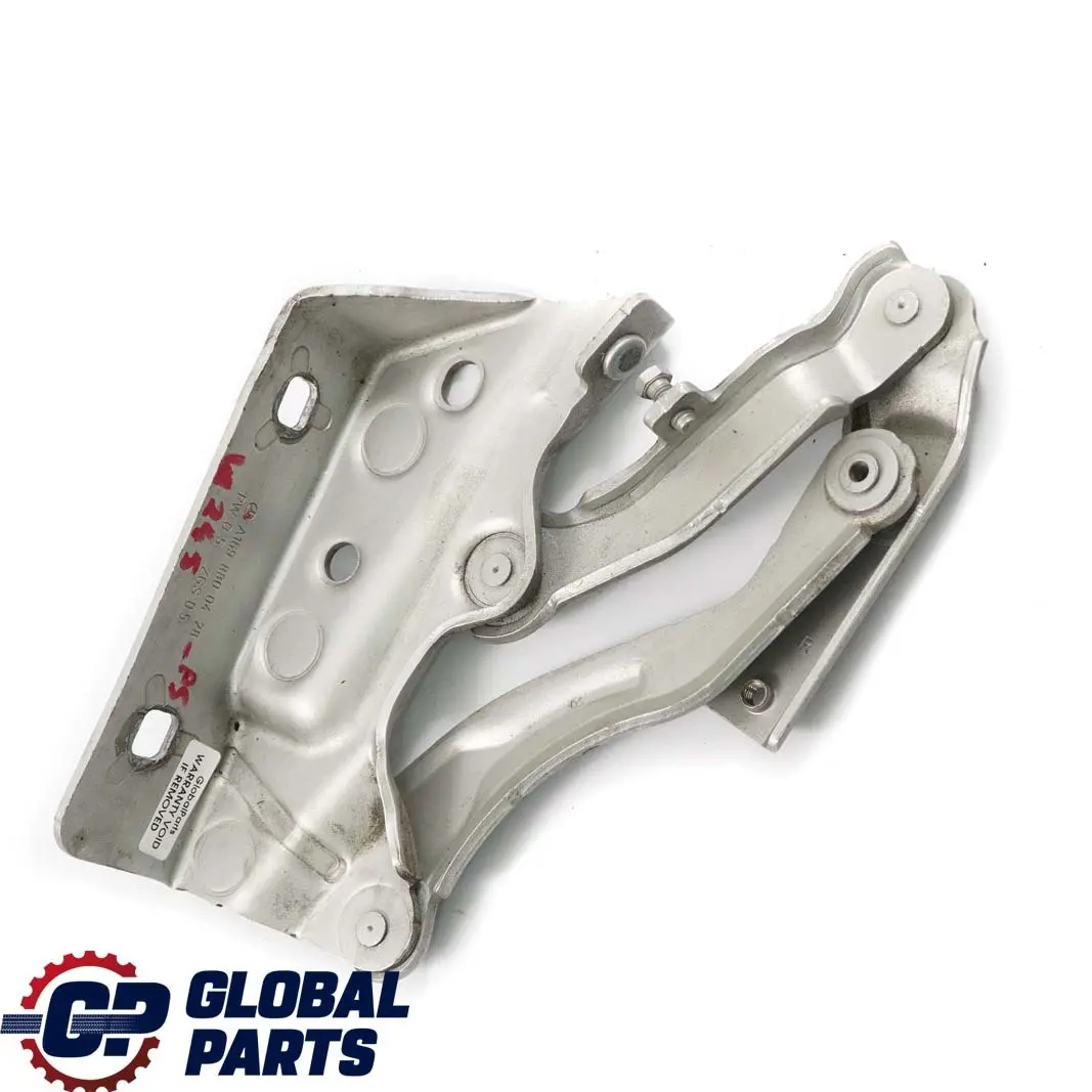 Cofano Destro Cerniera Argento Polare - 761 per Mercedes W245 con numero di parte A1698800428 Mercedes W245 Cofano Destro Cerniera Argento Polare - 761 - SKU A1698800428-PS - Numero di parte A1698800428