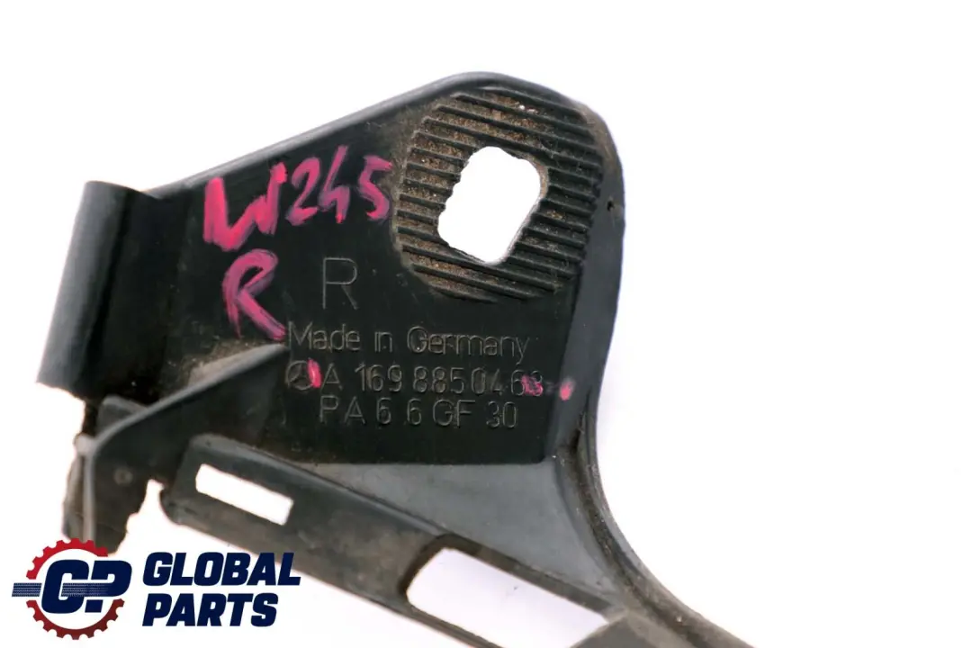 Mercedes W245 Rear Right O/S Bumper Mount Bracket - SKU A1698850463 - Part number A1698850463