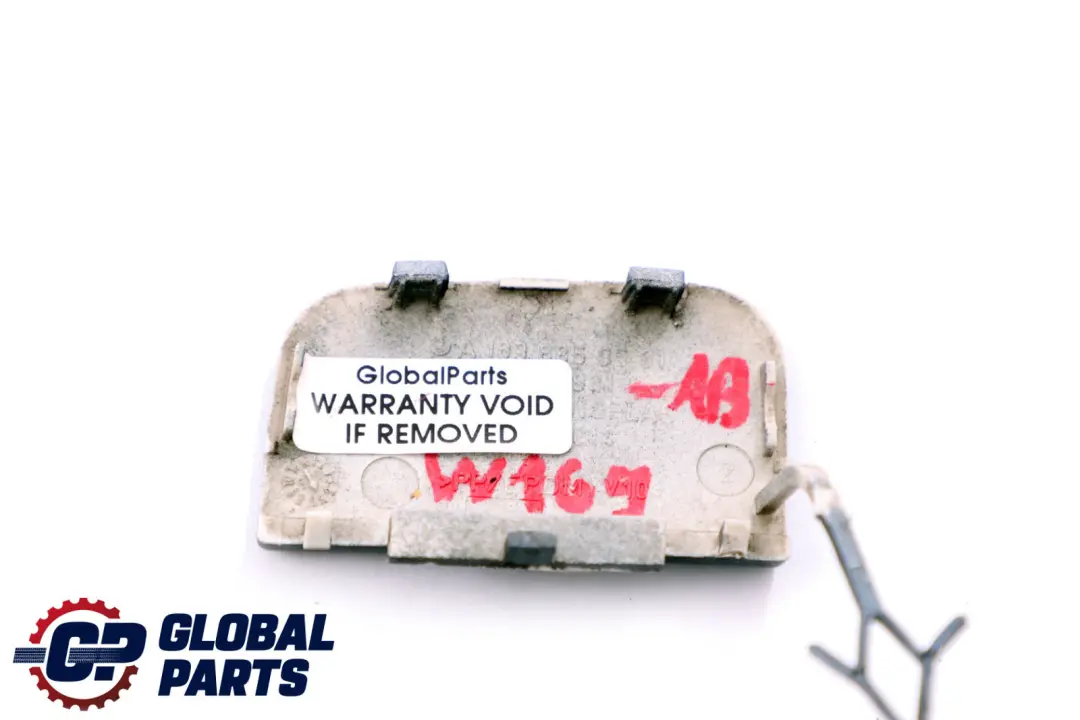 Mercedes W169 Front Tow Eye Cover Cap Atoll Blue 375U - SKU A1698850581-AB - Part number A1698850581