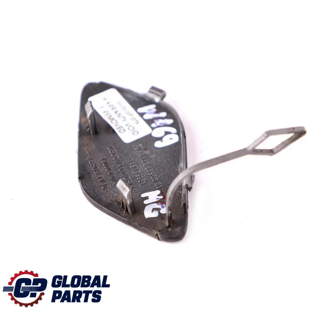 Mercedes-Benz A-Class W169 Front Bumper Tow Eye Hook Cover Cap Mountain Gray to with Part number A1698850823 Mercedes-Benz A-Class W169 Front Bumper Tow Eye Hook Cover Cap Mountain Gray - SKU A1698850823-MG - Part number A1698850823