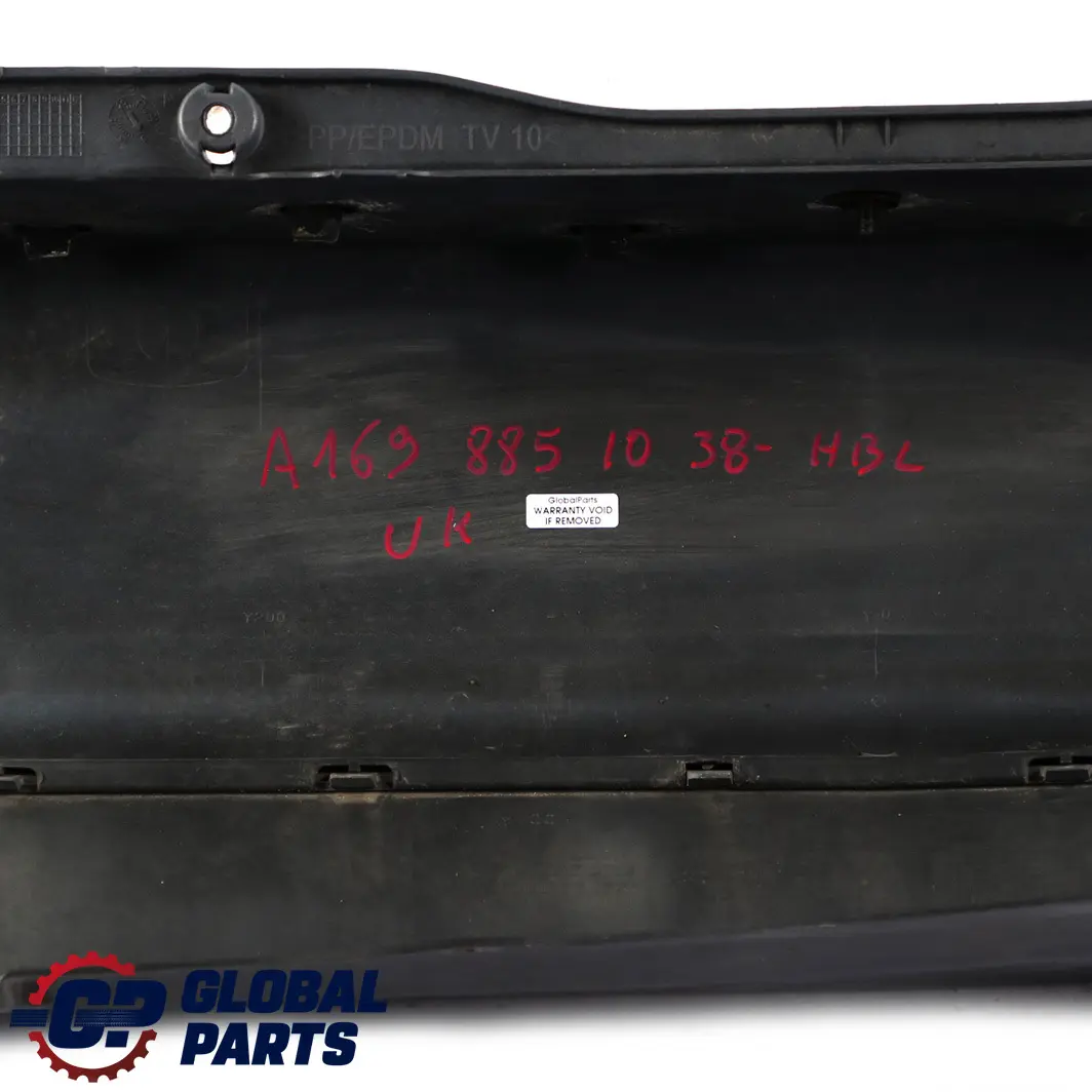 Mercedes-Benz B-Class W245 Rear Bumper Trim Panel Horizon Blue Metallic - 391 to with Part number A1698851038 Mercedes-Benz B-Class W245 Rear Bumper Trim Panel Horizon Blue Metallic - 391 - SKU A1698851038-HBL - Part number A1698851038
