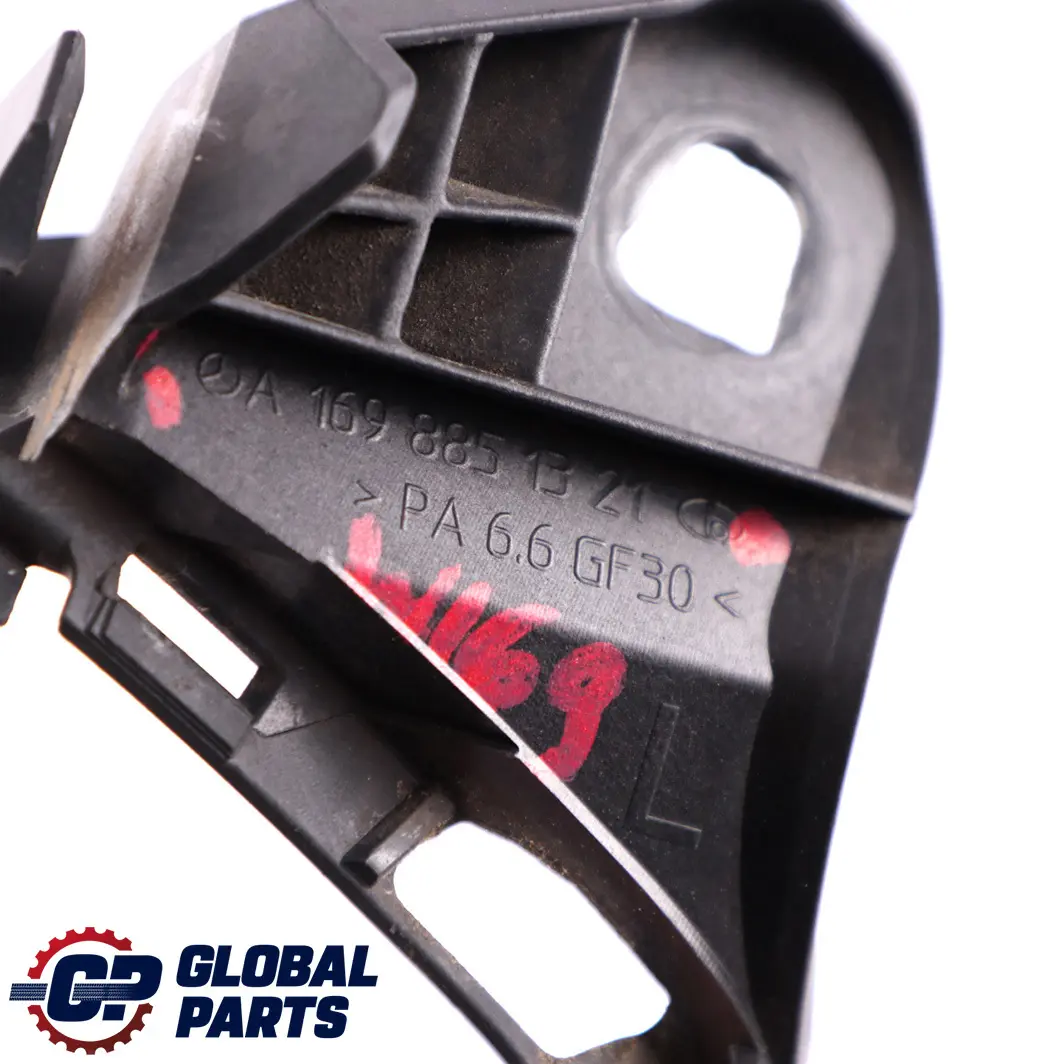 Mercedes W245 pare chocs arrière gauche support montage rail - SKU A1698851321 - Numéro de pièce A1698851321