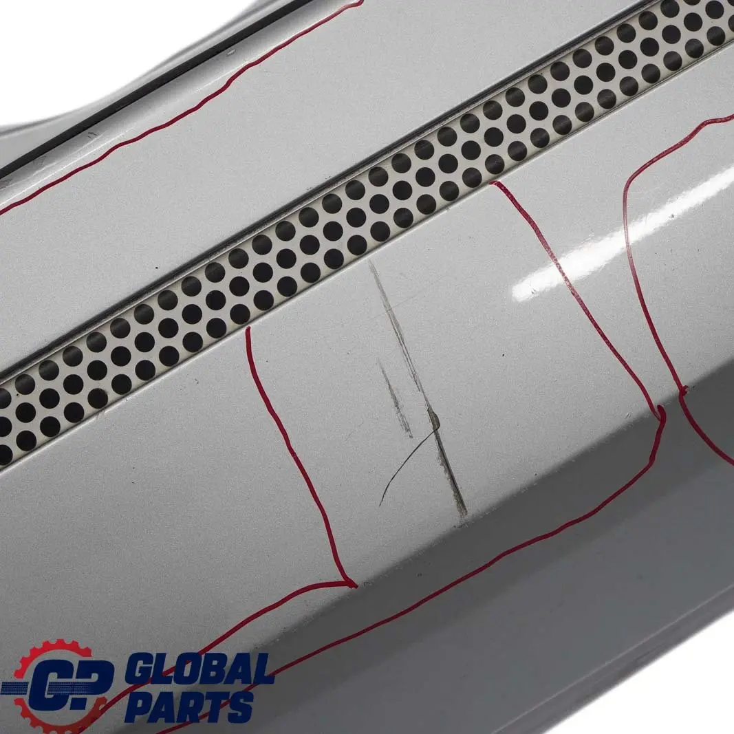 Mercedes-Benz B W245 Sport Rear Bumper Trim Panel Polar Silver Metallic - 761 to with Part number A1698852138 Mercedes-Benz B W245 Sport Rear Bumper Trim Panel Polar Silver Metallic - 761 - SKU A1698852138-PS - Part number A1698852138