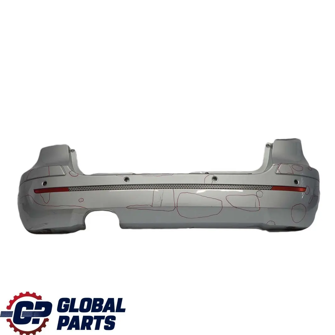 Mercedes-Benz B W245 Sport Rear Bumper Trim Panel Polar Silver Metallic - 761 to with Part number A1698852138 Mercedes-Benz B W245 Sport Rear Bumper Trim Panel Polar Silver Metallic - 761 - SKU A1698852138-PS - Part number A1698852138