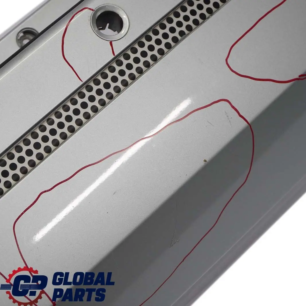  Mercedes-Benz B W245 Sport Rear Bumper Trim Panel Polar Silver Metallic - 761 - SKU A1698852138-PS - Part number A1698852138