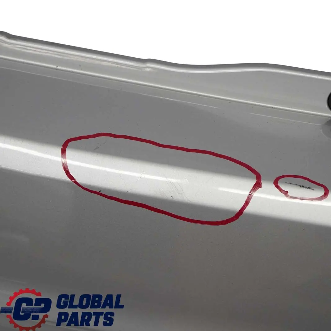 Mercedes-Benz A-Class W169 Classic Standard Rear Bumper Trim Panel Polar Silver - SKU A1698856525-PS - Part number A1698856525