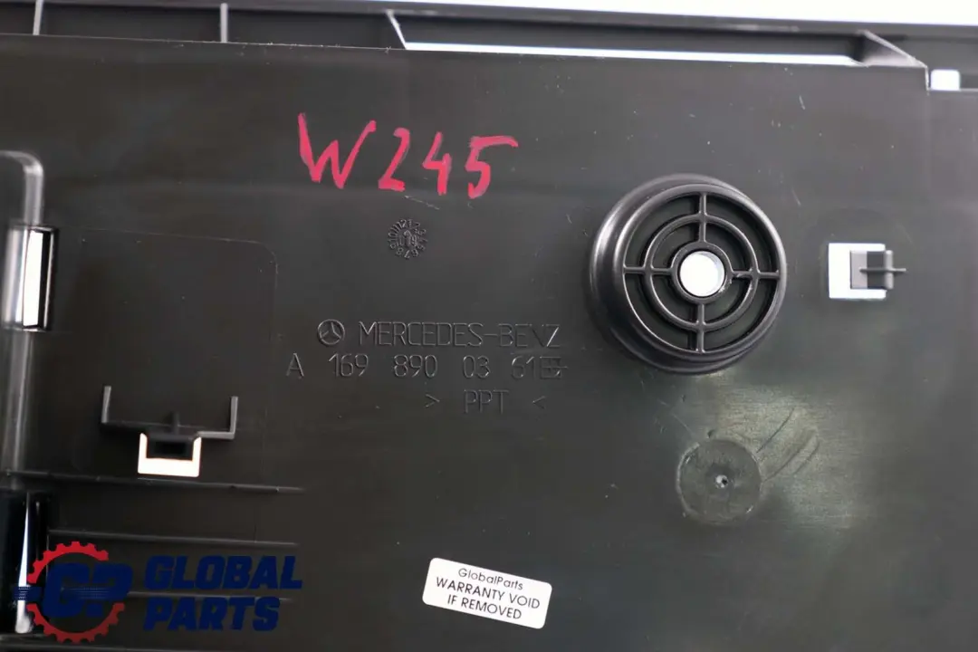 Skrzynka narzędziowa w bagażniku do Mercedes B W245 o numerze A1698900361 Mercedes B W245 Skrzynka narzędziowa w bagażniku - SKU A1698900361 - Numer Części A1698900361