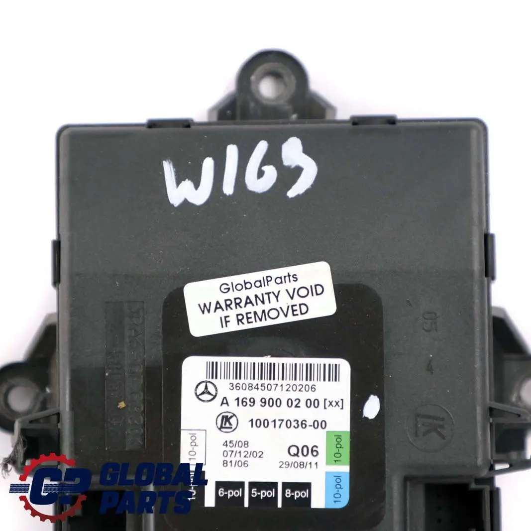  Mercedes-Benz A B W169 W245 Front Right Door Control Unit Module - SKU A1699000200 - Part number A1699000200