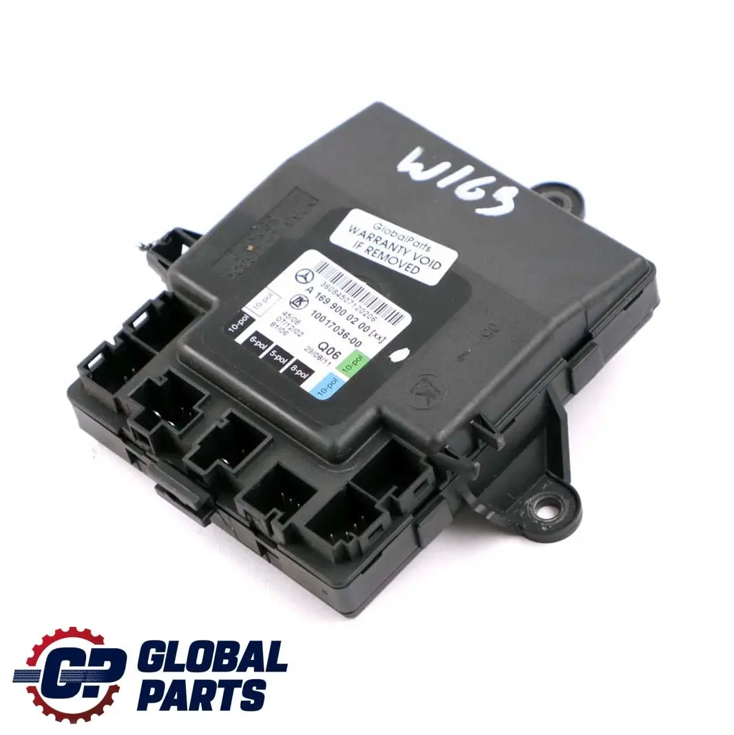  Mercedes-Benz A B W169 W245 Front Right Door Control Unit Module - SKU A1699000200 - Part number A1699000200