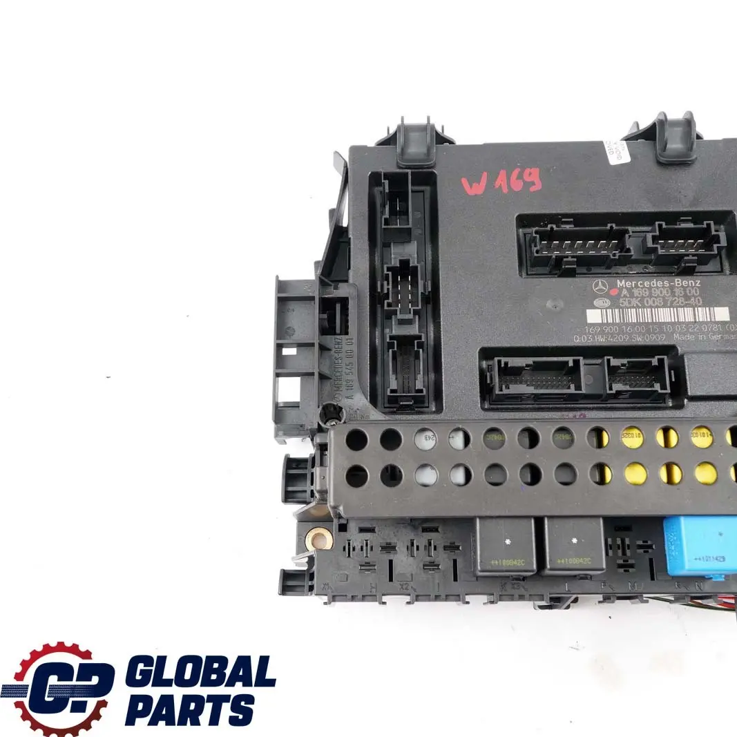 Tecnología SAM Módulo Control Caja Fusibles para Mercedes W169 W245 48V con número de pieza A1699001600 Mercedes W169 W245 48V Tecnología SAM Módulo Control Caja Fusibles - SKU A1699001600 - Número de pieza A1699001600
