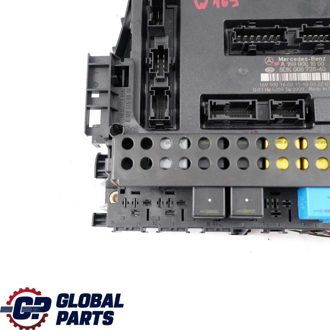 Mercedes W169 W245 48V Technologie SAM Steuermodul Sicherungskasten - SKU A1699001600 - Teilenummer A1699001600