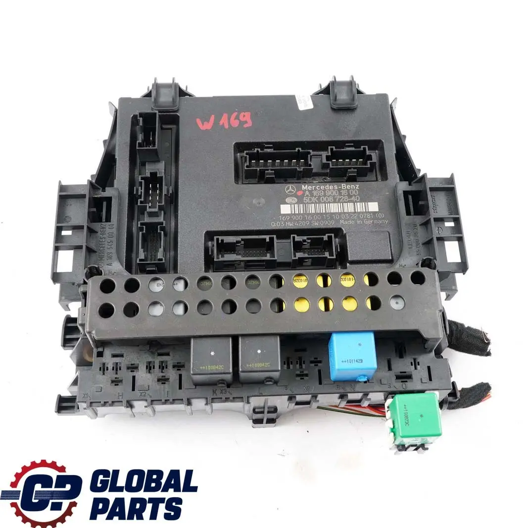 Mercedes-Benz W169 W245 48V Technology SAM Control Module Fuse Box to with Part number A1699001600 Mercedes-Benz W169 W245 48V Technology SAM Control Module Fuse Box - SKU A1699001600 - Part number A1699001600