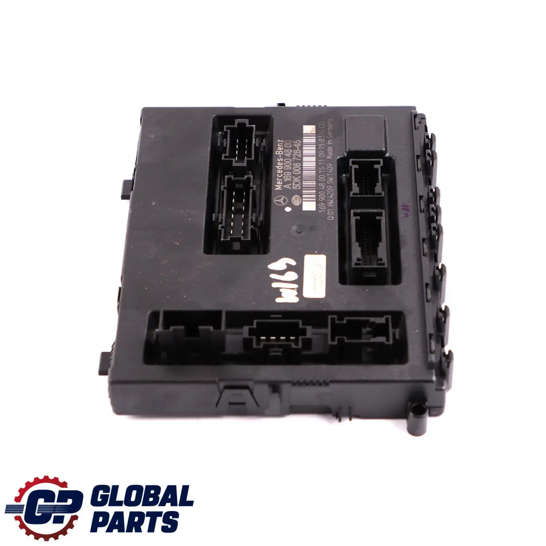  Mercedes-Benz W169 W245 SAM Modulo di controllo scatola dei fusibili - SKU A1699004800 - Numero di parte A1699004800